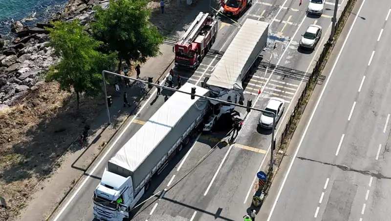 Karadeniz Sahil Yolu’nda Feci Zincirleme Kaza: TIR Şoförü Hayatını Kaybetti