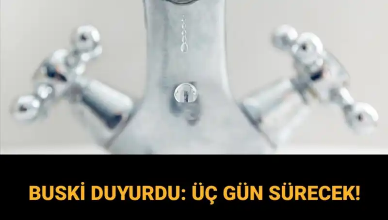 Bursa'da 3 Gün Sürecek Su Kesintisi İle İlgili Her Şey