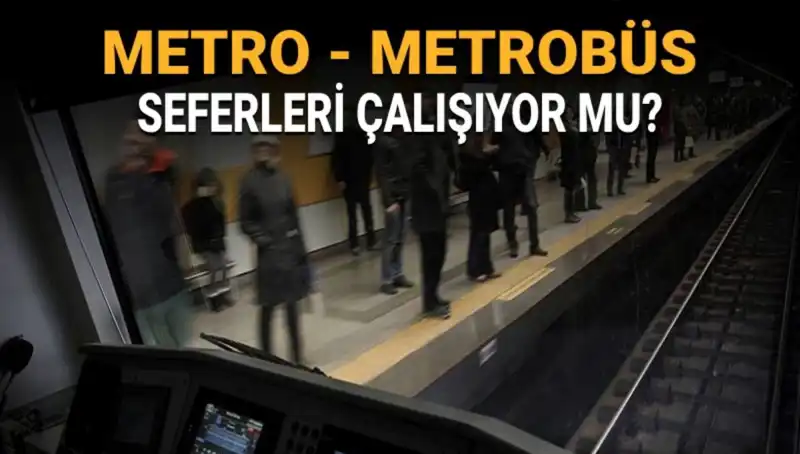 İstanbul'da Metrobüs ve Metro Seferleri: Bugün Hangi Hatlar Çalışıyor?