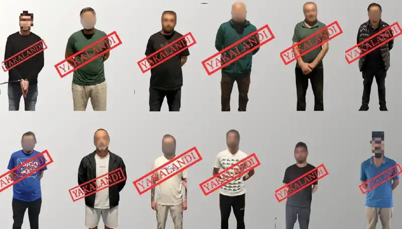 Ulusal Seviyede Aranan 12 Şahıs Kırmızı Bültenle Yakalandı!