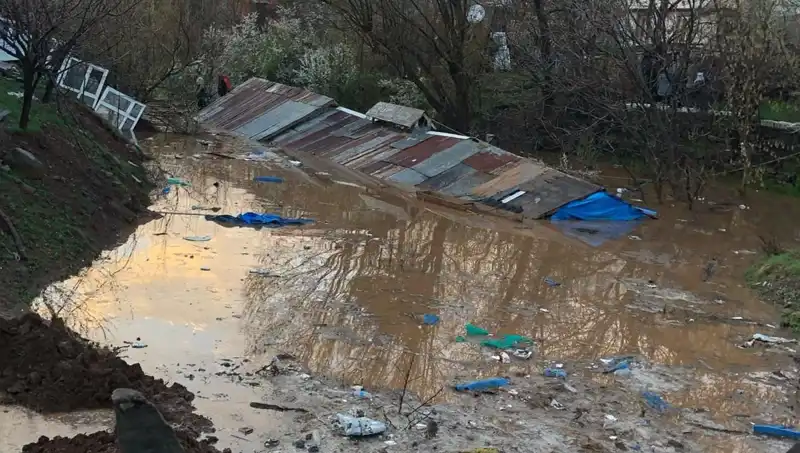 Bingöl'de Ani Sağanak: Ahırlar Sular Altında Kaldı, Tarım Etkiledi!