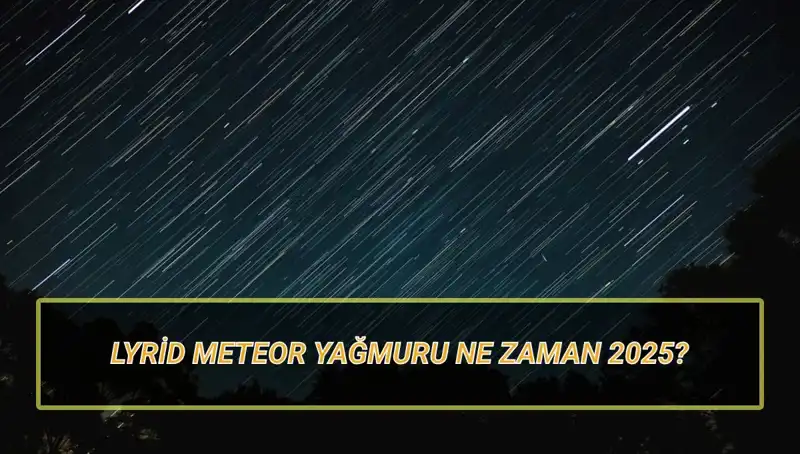 2025 Yılında Lyrid Meteor Yağmurunu Kaçırmayın: Tarihler ve Görüş Alanları