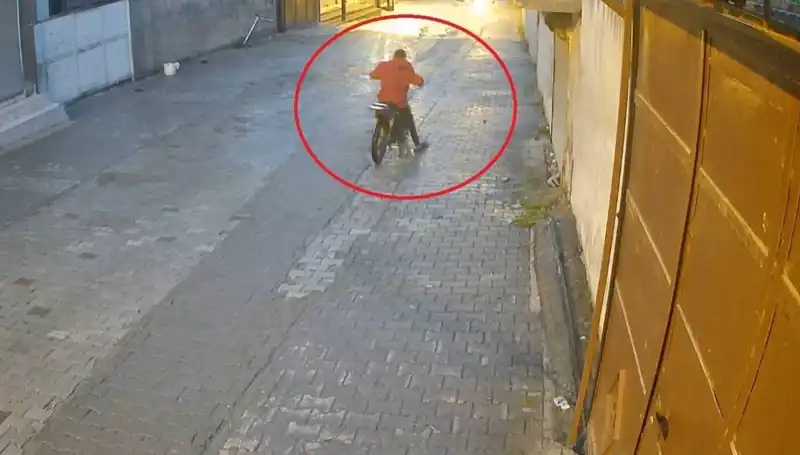 Motosiklet Hırsızı Arızalanan Araçla Yola Devam Etti, İşte O Anlar!