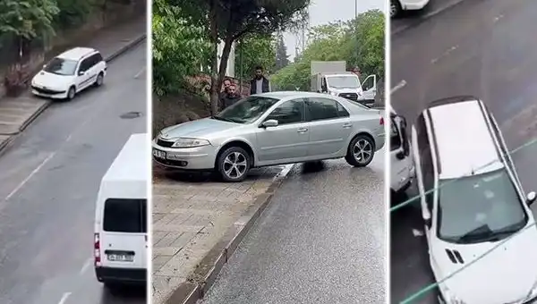 Otobüs Mazot Sızdırınca Araçlar Kaza Yaptı: Şok Edici Görüntüler Ortaya Çıktı!