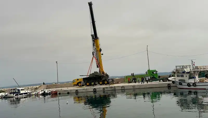 Saros Körfezi'nde Tarihi Bir Deney: Tank Batırılıyor!