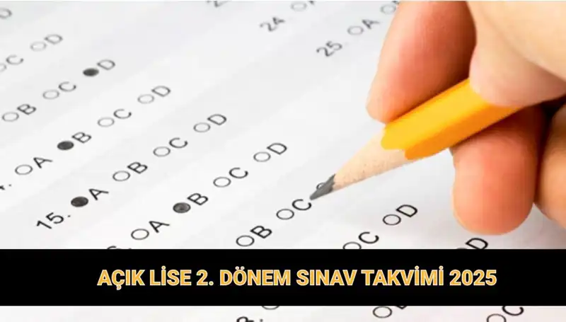 Açık Lise 2. Dönem Sınav Günlerinin Belirlenmesi ve Giriş Belgesi Bilgileri