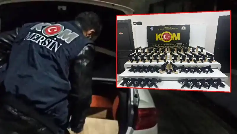 Mersin'de Şok Aman: Otomobil Yerine Silah Deposuna Dönüşen Araçlar