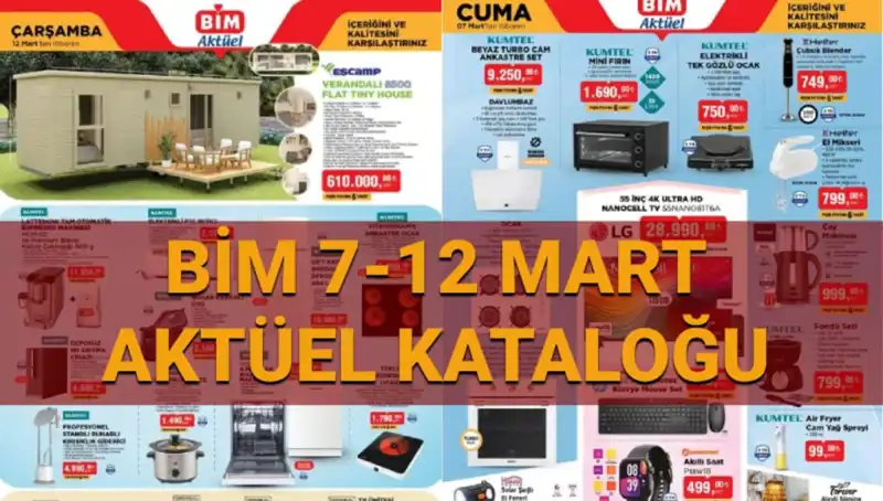 BİM Aktüel Kataloğu 11-12 Mart: Yeni Ürünlerle Dolup Taşan Fırsatlar!