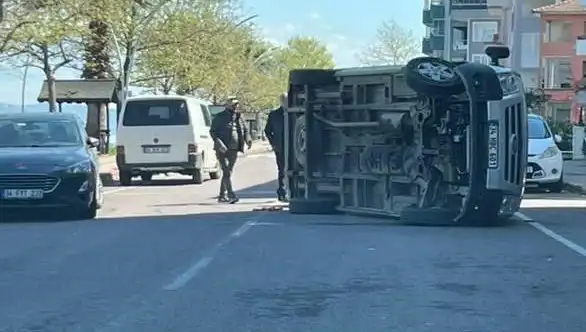 Otomobile Çarpan Araç Kaza Yaptı: Olay Anı ve Sonrası